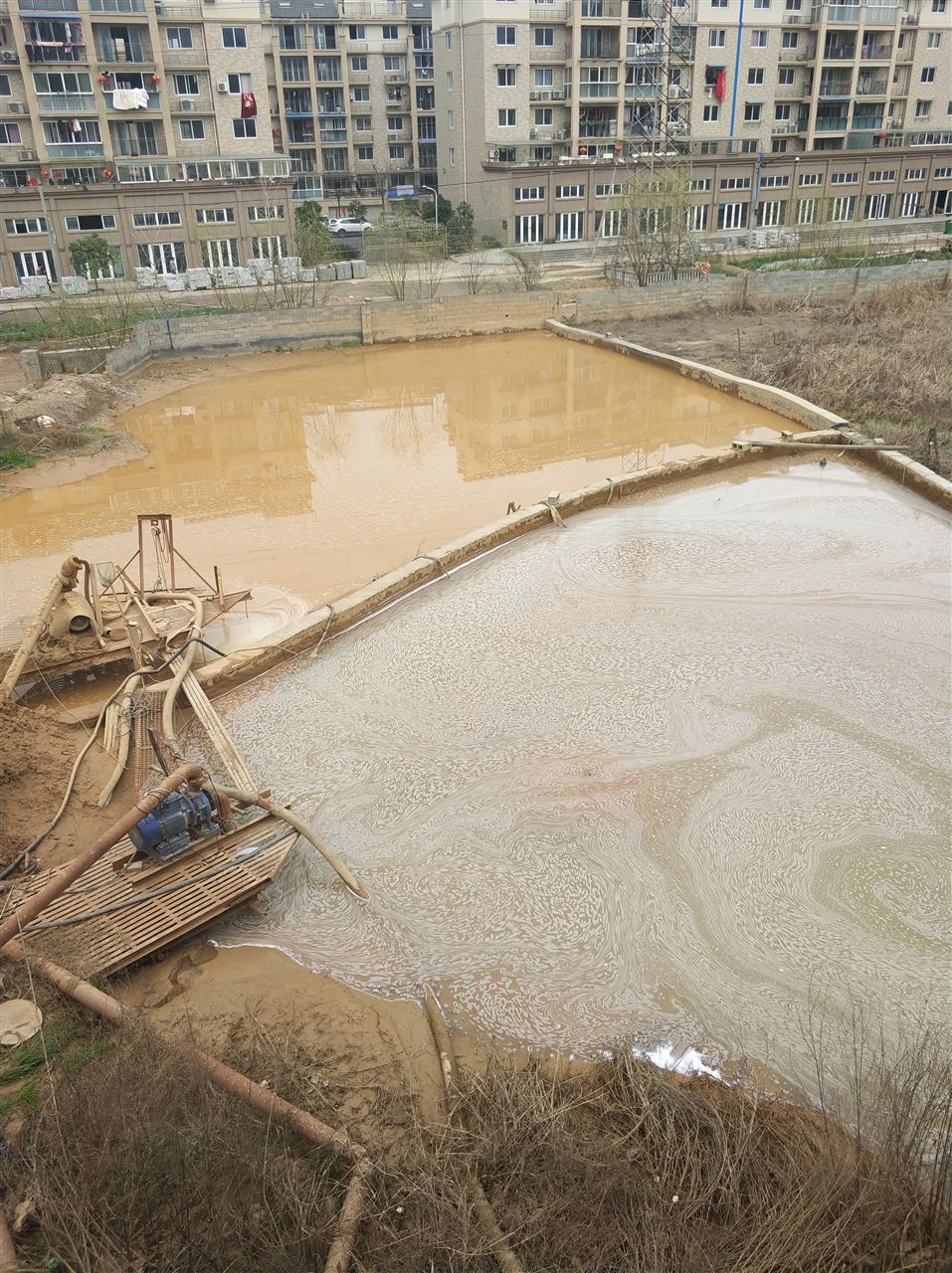 东莞生态园沉淀池淤泥清理-厂区废水池淤泥清淤